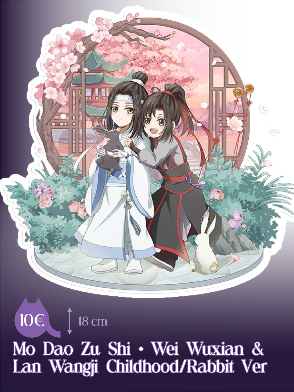 Grandmaster of Demonic Cultivation - Mo Dao Zu Shi - Wei Wuxian and Lan Wangji Acrylic Diorama Stand