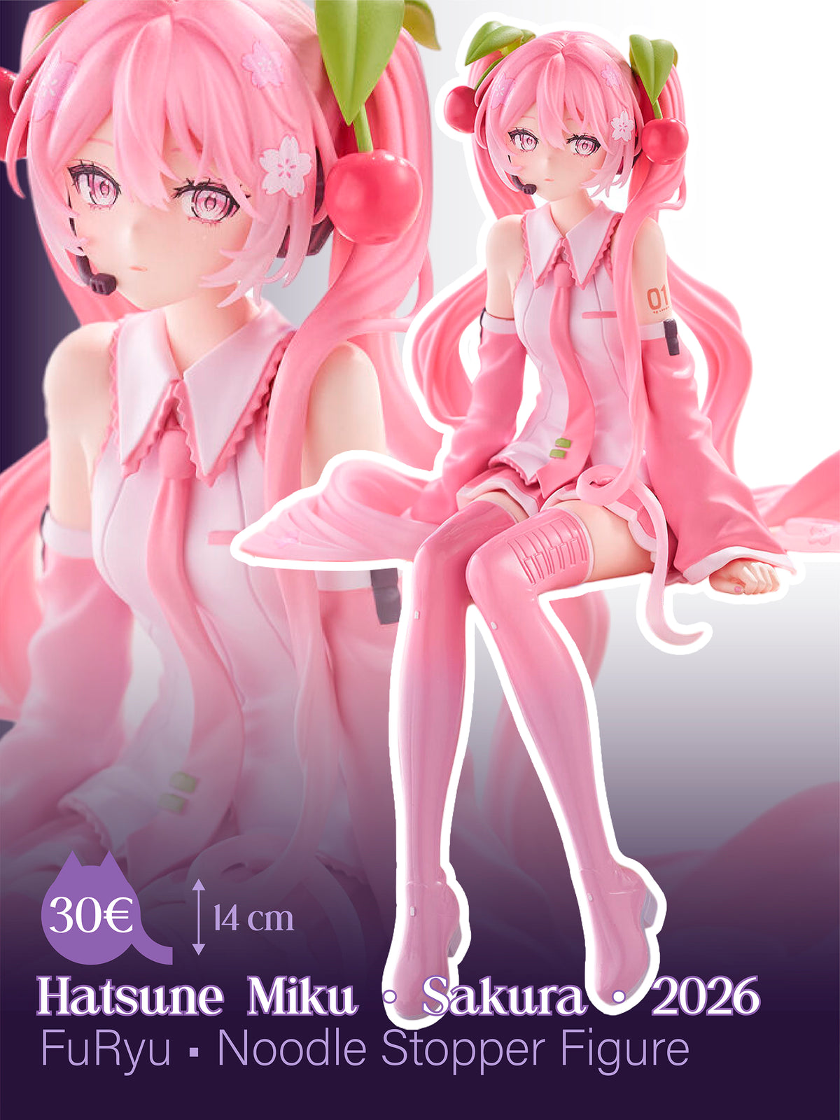 Hatsune Miku - Sakura 2026 - Noodle Stopper Figure