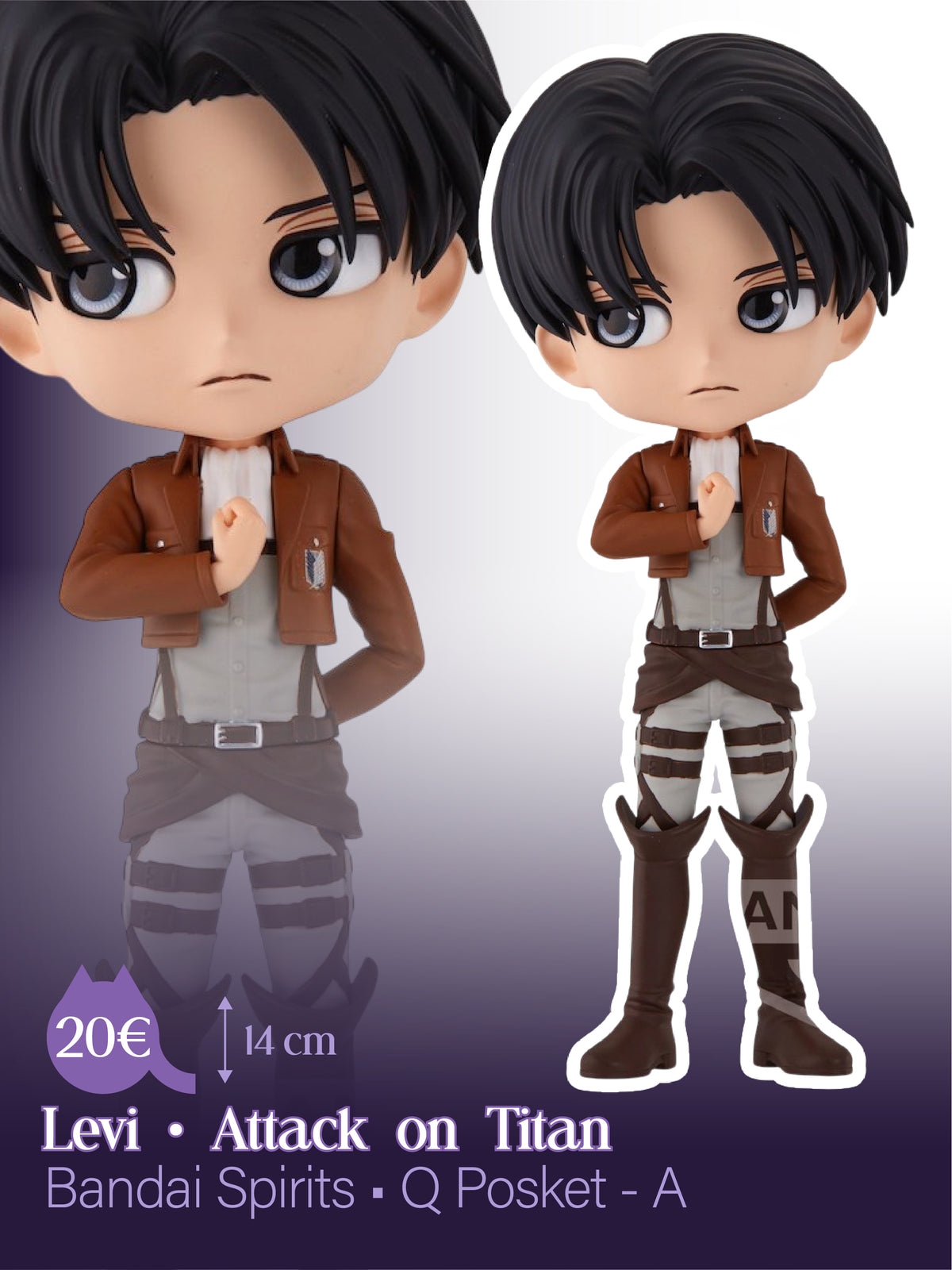 Attack on Titan - Levi - Q Posket - A