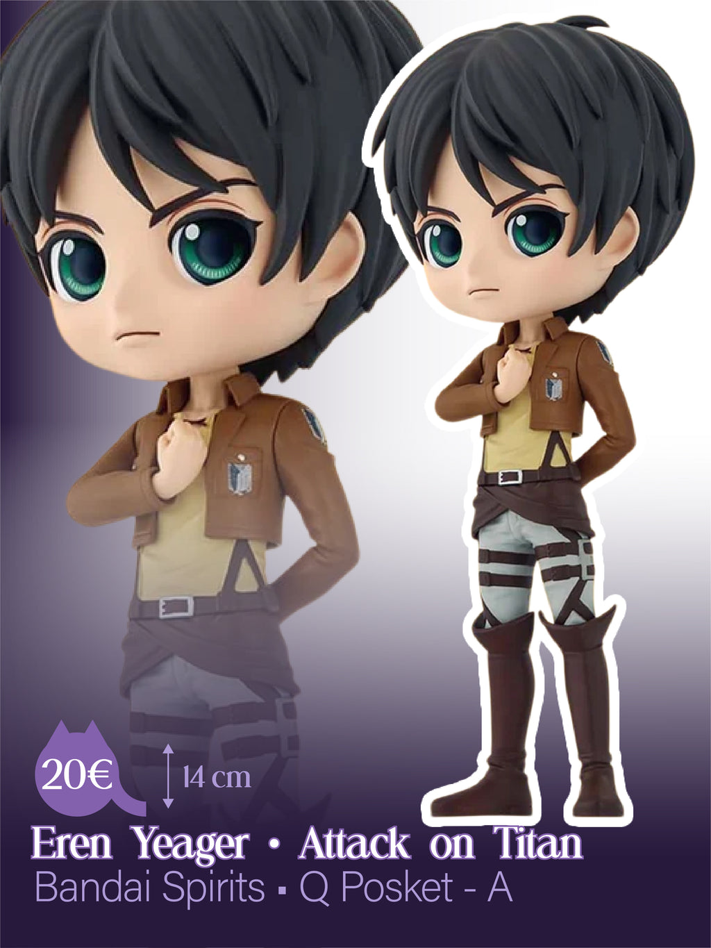 Attack on Titan - Eren Yeager - Q Posket - A