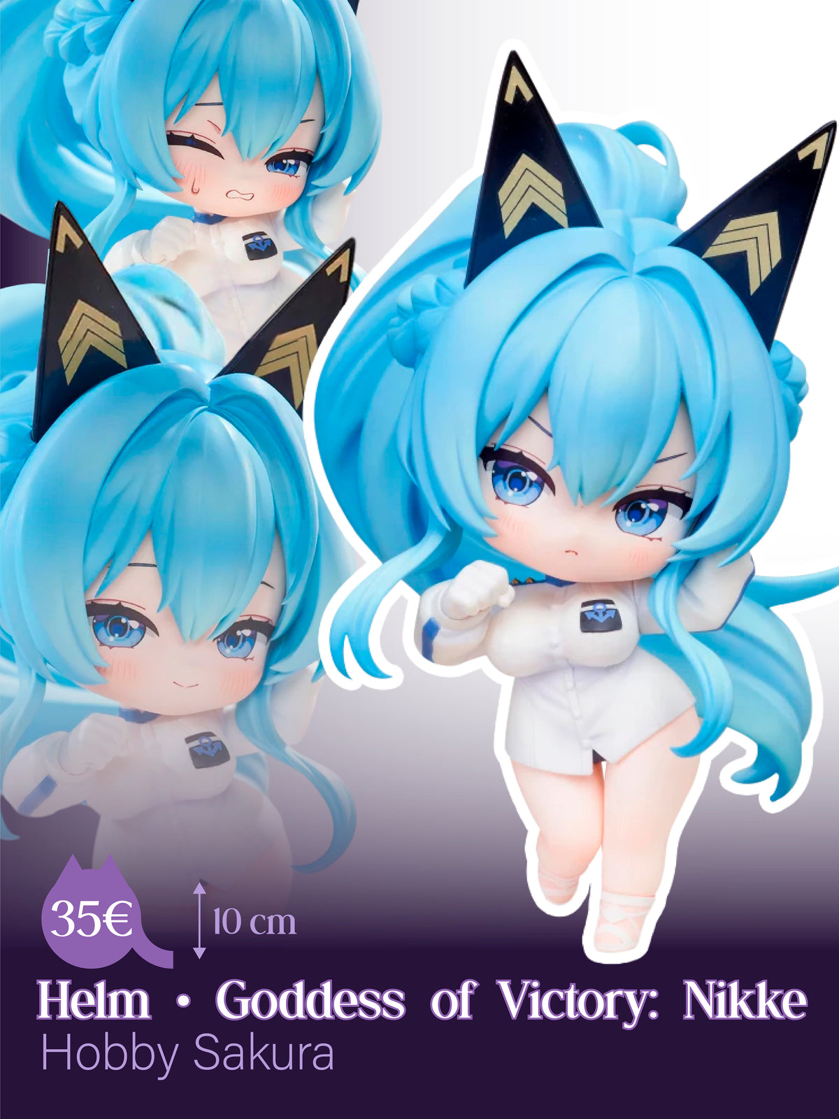 Goddess of Victory: Nikke Hobby Sakura - Helm- SAC Series Deformed Figure